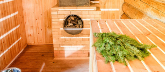 poêle à sauna